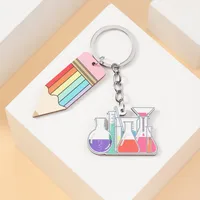 Simple Style Letter Pencil Wood Teachers' Day Unisex Keychain sku image 4