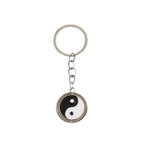 1 Piece Modern Style Tai Chi Metal Unisex Keychain main image 5