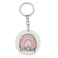 1 Piece Modern Style Letter Wood Teachers' Day Unisex Keychain main image 4