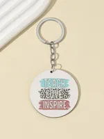 1 Piece Modern Style Letter Wood Teachers' Day Unisex Keychain sku image 4
