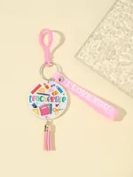 1 Piece Cartoon Style Cute Letter Acrylic Teachers' Day Unisex Keychain sku image 1