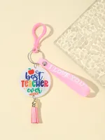 1 Piece Cartoon Style Cute Letter Acrylic Teachers' Day Unisex Keychain sku image 2
