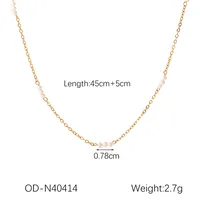 Modern Style Classic Style Flower 304 Stainless Steel Women's Necklace sku image 7