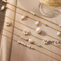 Modern Style Classic Style Flower 304 Stainless Steel Women's Necklace main image 6