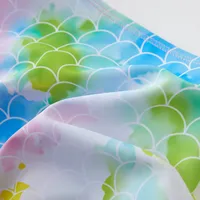 Girl'S Letter Fish Scales One-pieces Kids Swimwear main image 3