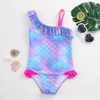 Girl'S Fish Scales One-pieces Kids Swimwear main image 1