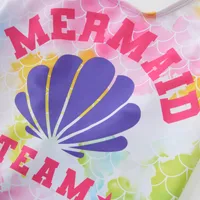 Girl'S Letter Fish Scales One-pieces Kids Swimwear main image 4