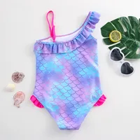 Girl'S Fish Scales One-pieces Kids Swimwear main image 2