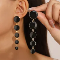 1 Pair Modern Style Heart Shape Plating CCB K Gold Plated White Gold Plated Hoop Earrings sku image 52