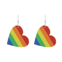 1 Pair Modern Style Heart Shape Plating CCB K Gold Plated White Gold Plated Hoop Earrings sku image 13