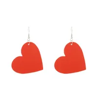 1 Pair Modern Style Heart Shape Plating CCB K Gold Plated White Gold Plated Hoop Earrings sku image 15