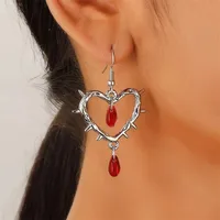 1 Pair Modern Style Heart Shape Plating CCB K Gold Plated White Gold Plated Hoop Earrings sku image 21
