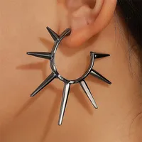 1 Pair Modern Style Heart Shape Plating CCB K Gold Plated White Gold Plated Hoop Earrings sku image 42