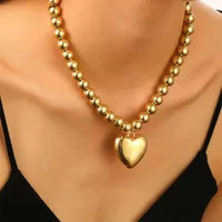 1 Pair Modern Style Heart Shape Plating CCB K Gold Plated White Gold Plated Hoop Earrings sku image 33