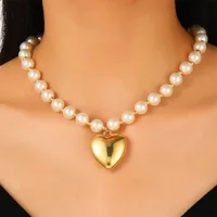 1 Pair Modern Style Heart Shape Plating CCB K Gold Plated White Gold Plated Hoop Earrings sku image 35
