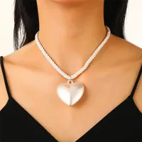1 Pair Modern Style Heart Shape Plating CCB K Gold Plated White Gold Plated Hoop Earrings sku image 37