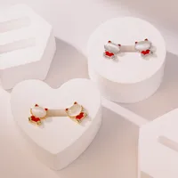 1 Pair Classic Style Cat Copper Ear Studs main image 3