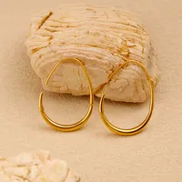1 Pair Basic Simple Style Geometric 304 Stainless Steel 18K Gold Plated Ear Studs main image 6