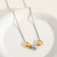 Casual Simple Style Commute Heart Shape 304 Stainless Steel 18K Gold Plated Valentine'S Day Women's Necklace main image 1