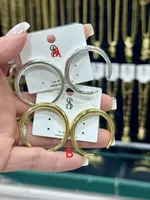 1 Pair/Package Casual Modern Style Sweet Arc Polishing Copper 18K Gold Plated White Gold Plated Ear Studs main image 2