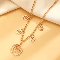 Elegant Spiral 304 Stainless Steel Alloy Plating Women's Jewelry Set sku image 20