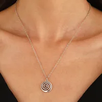 Elegant Spiral 304 Stainless Steel Alloy Plating Women's Jewelry Set sku image 12