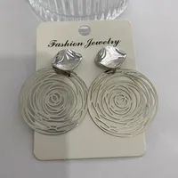 Elegant Spiral 304 Stainless Steel Alloy Plating Women's Jewelry Set sku image 15