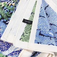 Women's Elegant Retro Plant Satin Printing Silk Scarf main image 5