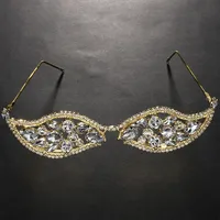 Exaggerated Novelty Geometric Special-Shaped Mirror Full Frame Glasses main image 3