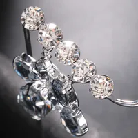 Exaggerated Novelty Water Droplets Special-Shaped Mirror Half Frame Glasses main image 3