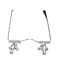 Exaggerated Novelty Water Droplets Special-Shaped Mirror Half Frame Glasses main image 5