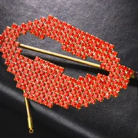 Exaggerated Novelty Lips Special-Shaped Mirror Lips Full Frame Glasses main image 5