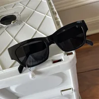 Novelty Streetwear Pearl Resin Square Cat Eye Full Frame Glasses sku image 1