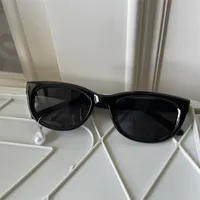 Novelty Streetwear Pearl Resin Square Cat Eye Full Frame Glasses sku image 11