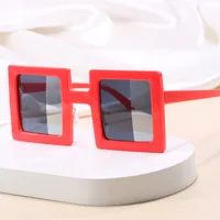 Exaggerated Novelty Solid Color Ac Square Full Frame Glasses main image 1
