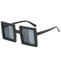 Exaggerated Novelty Solid Color Ac Square Full Frame Glasses main image 4
