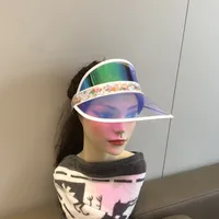 Unisex Casual Simple Style Colorful Curved Eaves Sun Hat main image 3