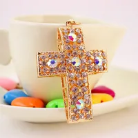 Glam Pastoral Cross Alloy Unisex Lobster Trigger Clasp Closure Keychain main image 4