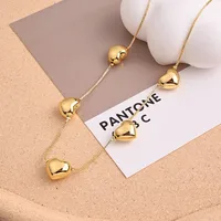 IG Style Casual Round Red Heart Copper Polishing Plating 18K Gold Plated White Gold Plated Women's Pendant Necklace main image 2