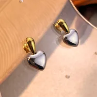 1 Pair Elegant Irregular Oval Plating 304 Stainless Steel 18K Gold Plated Drop Earrings main image 7