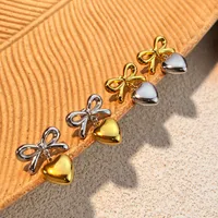 1 Pair Elegant Irregular Oval Plating 304 Stainless Steel 18K Gold Plated Drop Earrings main image 4