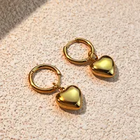 1 Pair Elegant Irregular Oval Plating 304 Stainless Steel 18K Gold Plated Drop Earrings sku image 6