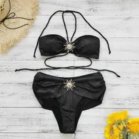 Women's Stripe Sun 2 Pieces Set Swimwear sku image 1