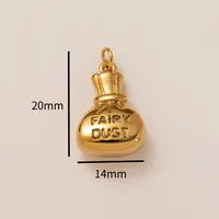 Vintage Style Classic Style Pearl Mushroom Boots 304 Stainless Steel Zircon 18K Gold Plated DIY Jewelry Accessories sku image 8