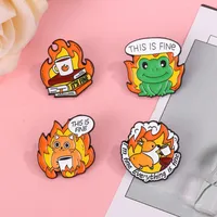 Cartoon Style Cute Streetwear Cartoon Frog Alloy Stamping Stoving Varnish Plating Unisex Brooches main image 3