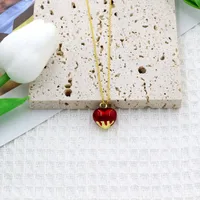 Cute Sweet Heart Shape Copper Women's Pendant Necklace main image 5
