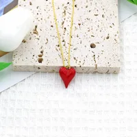 Cute Sweet Heart Shape Copper Women's Pendant Necklace main image 7
