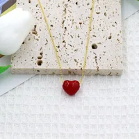 Cute Sweet Heart Shape Copper Women's Pendant Necklace main image 8