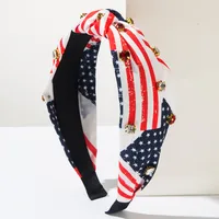 Women's Modern Style Pentagram American Flag Cloth Hair Band main image 6