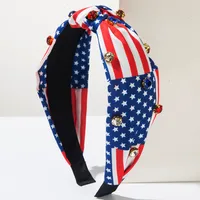 Women's Modern Style Pentagram American Flag Cloth Hair Band main image 4